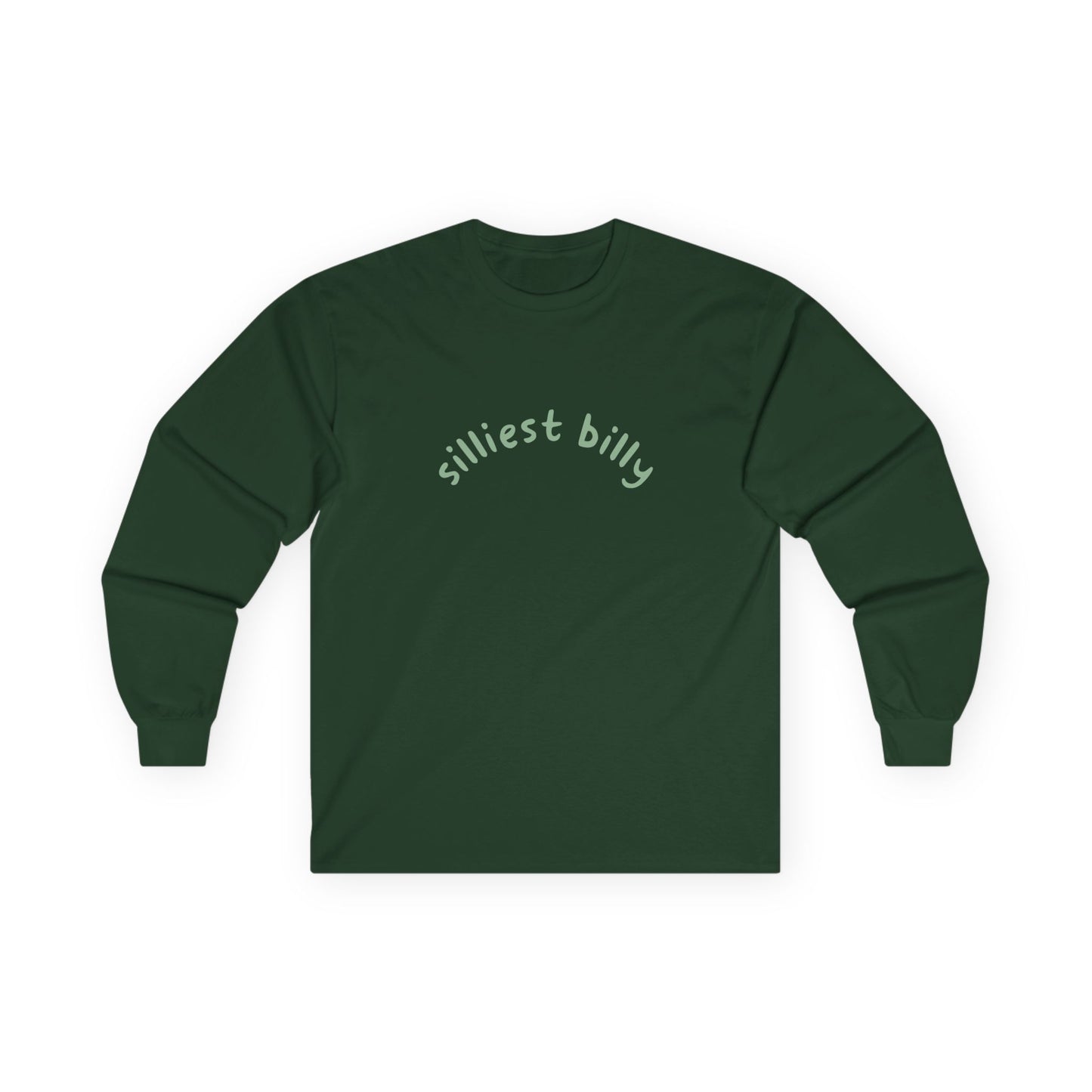 Silliest Billy Forest Green Long-Sleeve Top